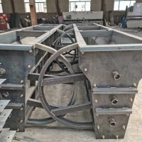 混凝土隔离墩钢模具  设计翻滚架  好脱模